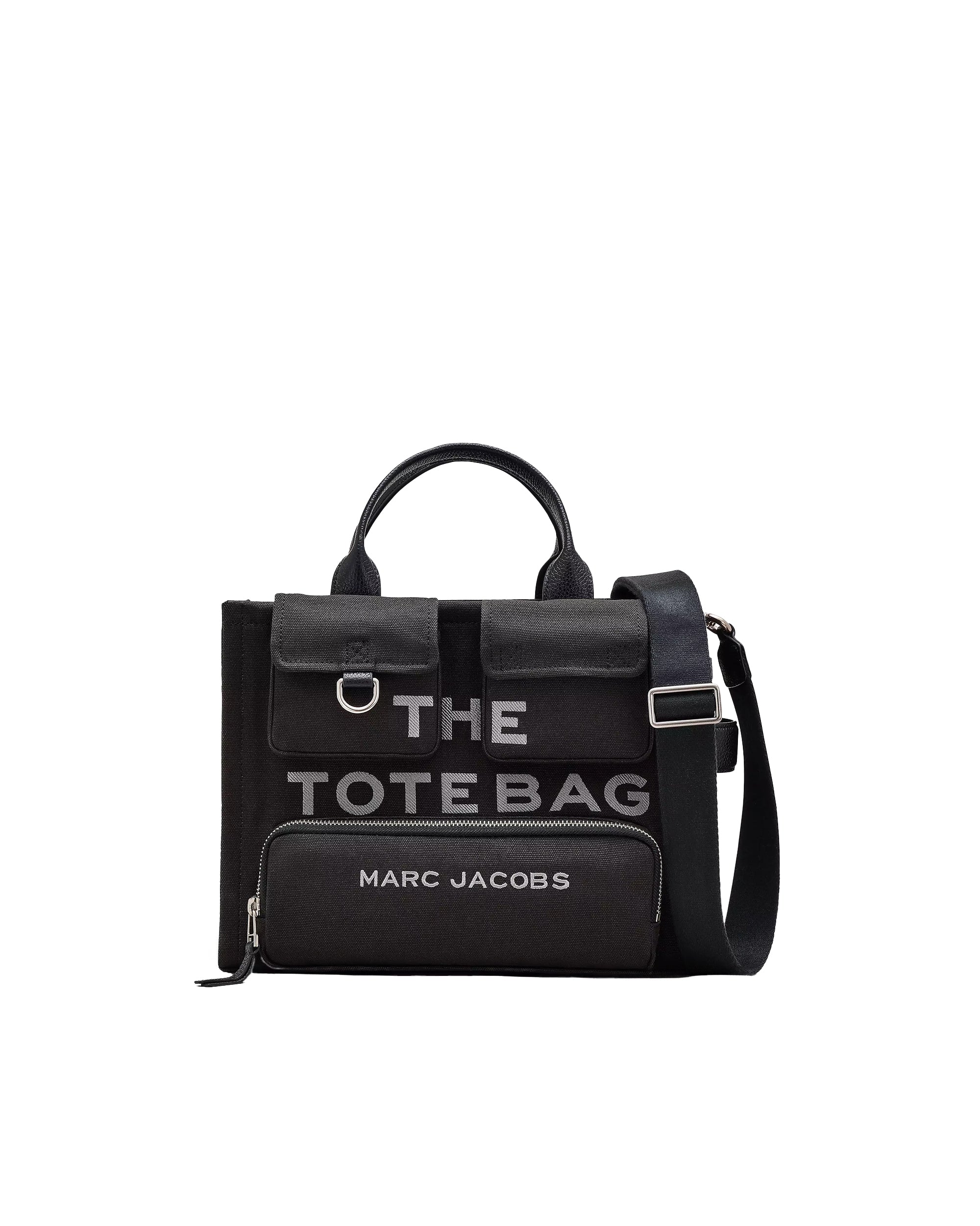 Borsa Tote The Cargo Canvas Medium Black