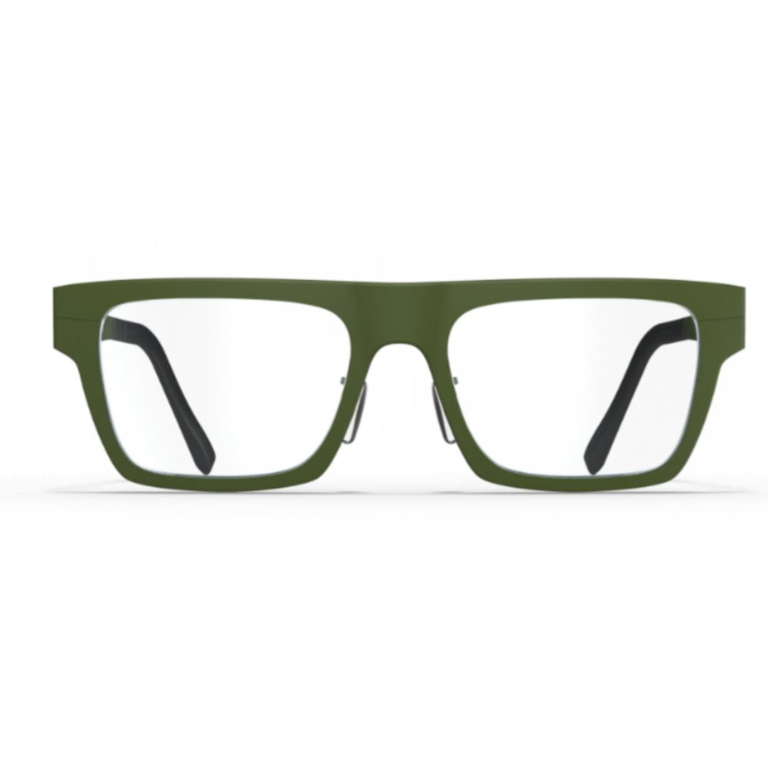 Bf1089 Knightsbridge Matte Olive Green Rectangular Frame Eyeglasses