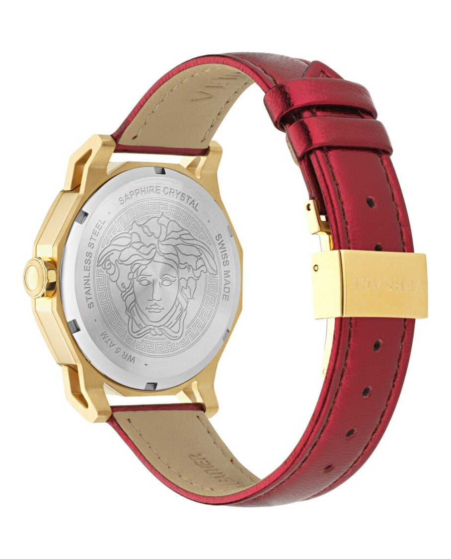 Medusa Deco Leather Watch