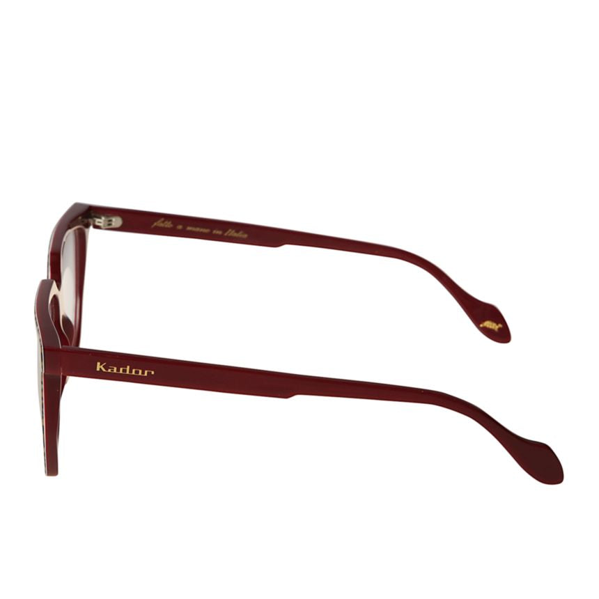 Charlize Light Bold Square Frame Eyeglasses with Leopard Print