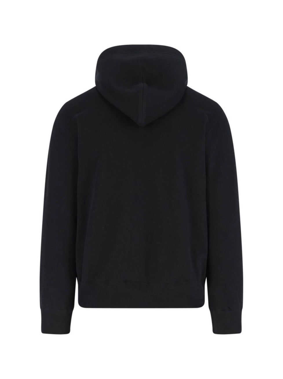 Logo Zip Hoodie – Black