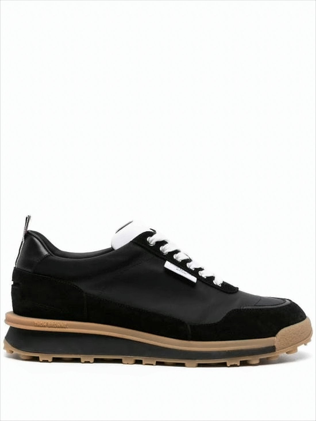 Black Sneakers with Calf Leather