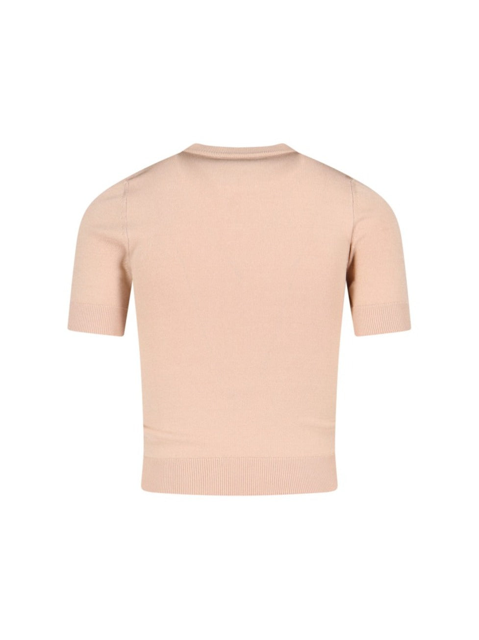 Cropped Short-Sleeve Sweater