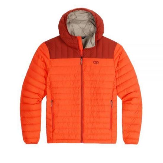 Quilted Padded Jacket With Hood And Two-Tone Design