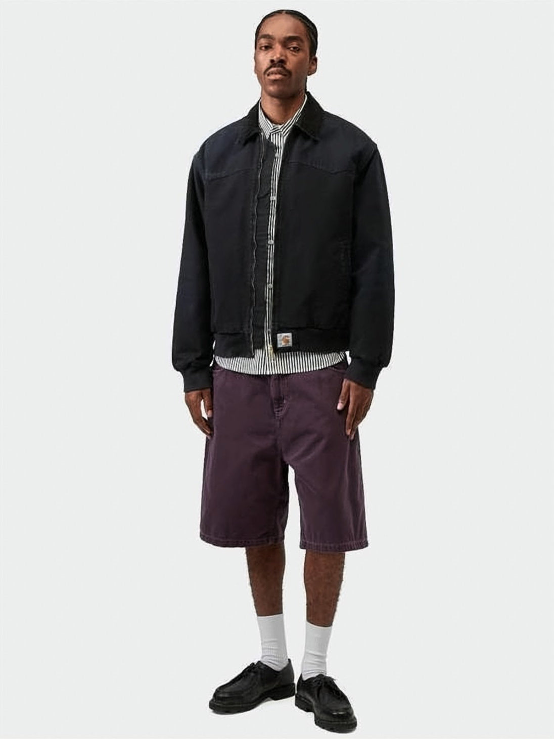 Boxy Silhouette Black Utility Jacket