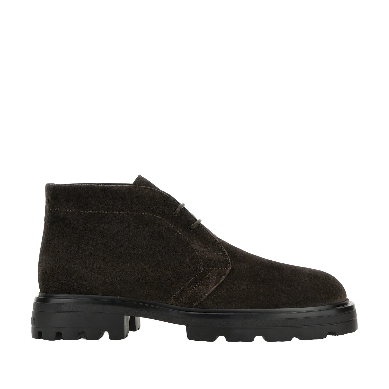 Refined Brown Suede Lace-Up Shoes