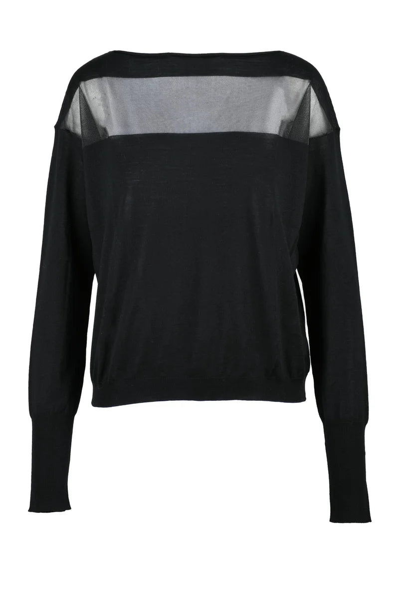 Under Jacket Sweater - Black