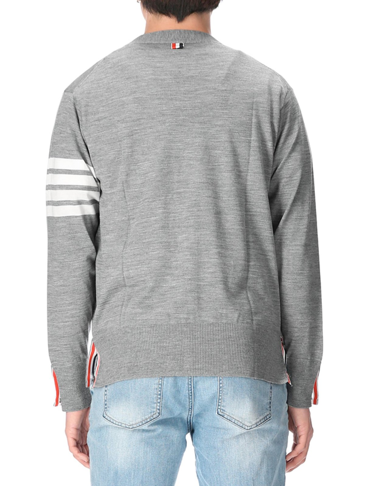 Tailored Grey Wool Cardigan
