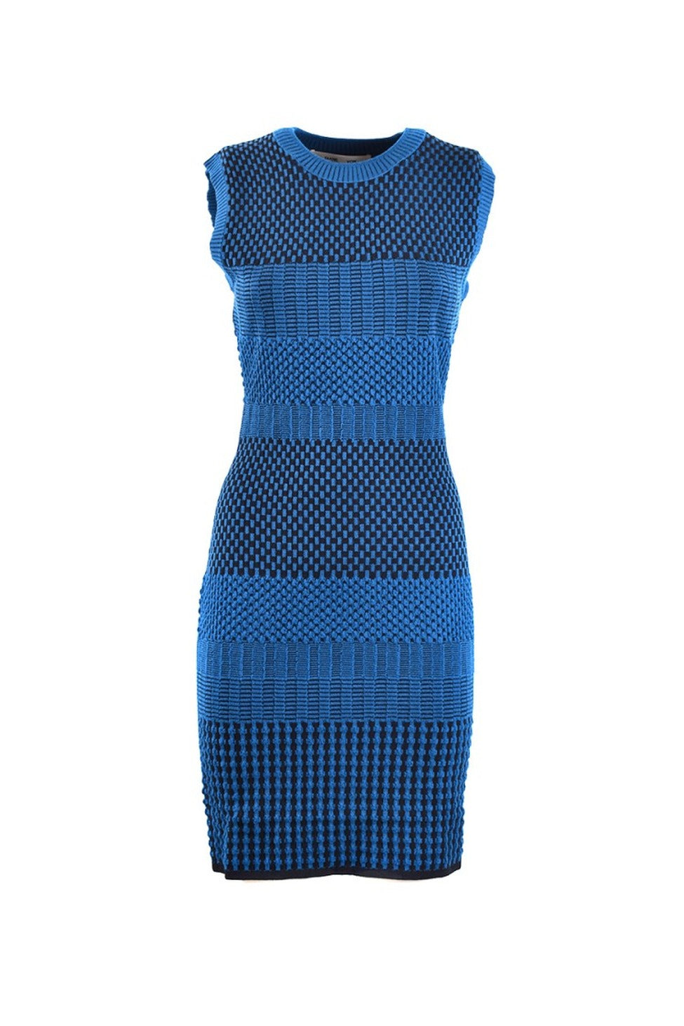 Textured Bodycon Dress With Knit Design And Silhouette