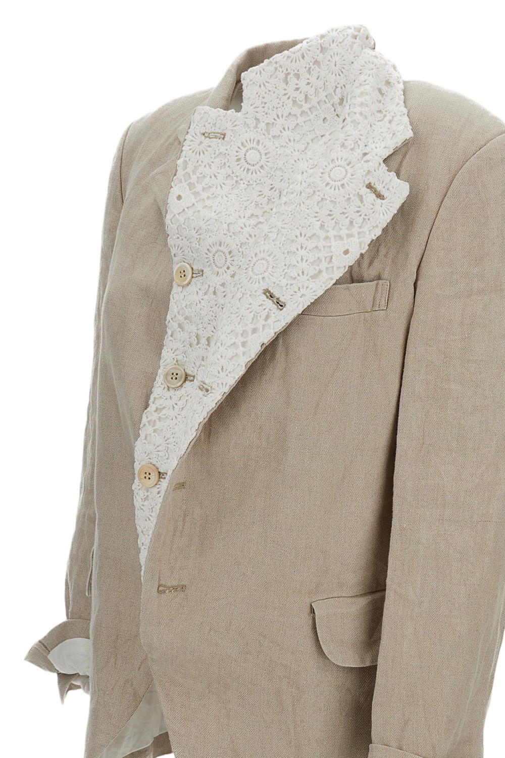 Single Breasted Linen Blazer