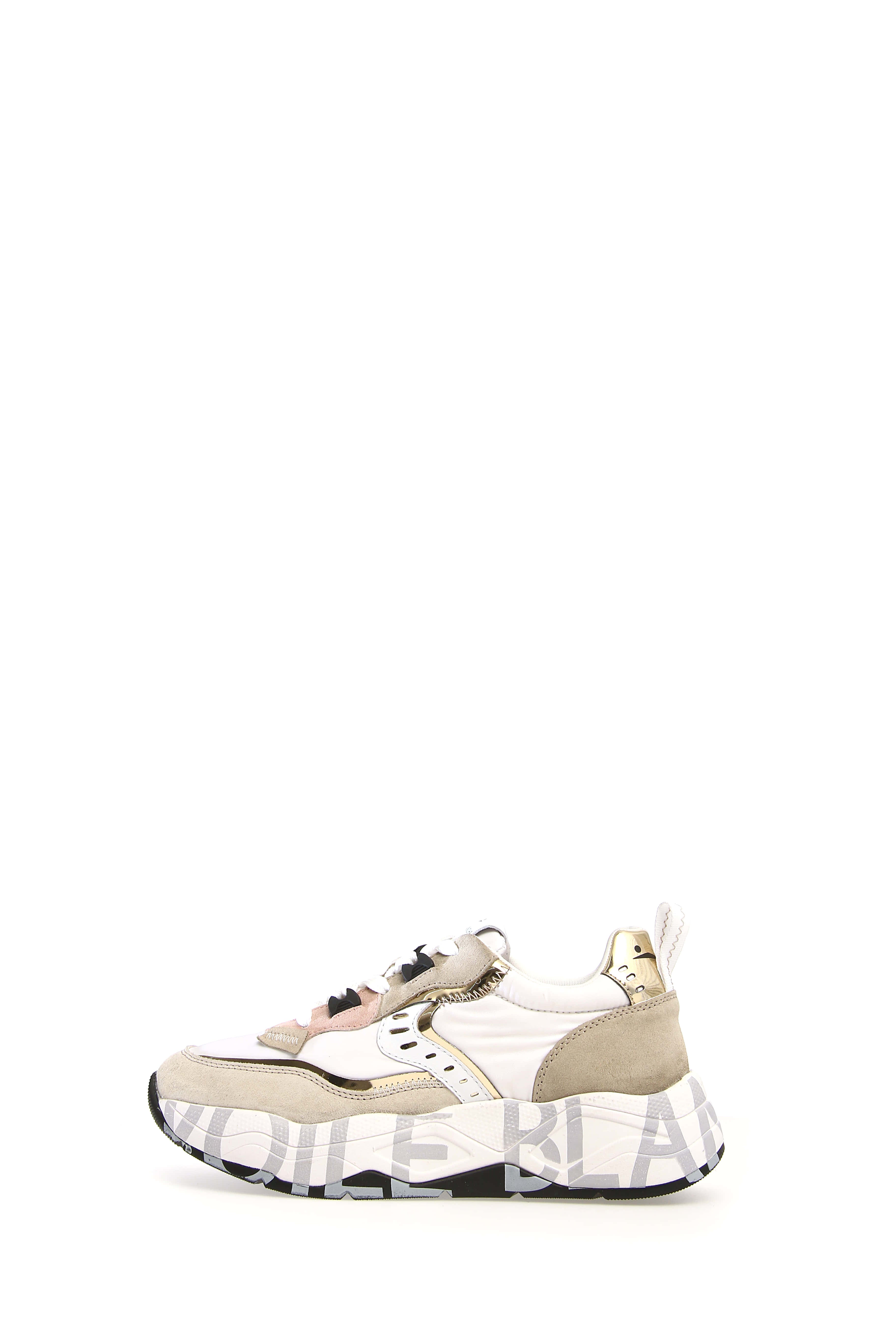 Fabric and Suede Sneakers