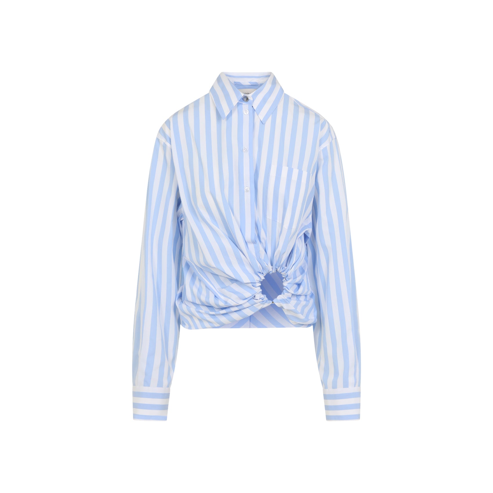 Vertical Striped Cotton Shirt