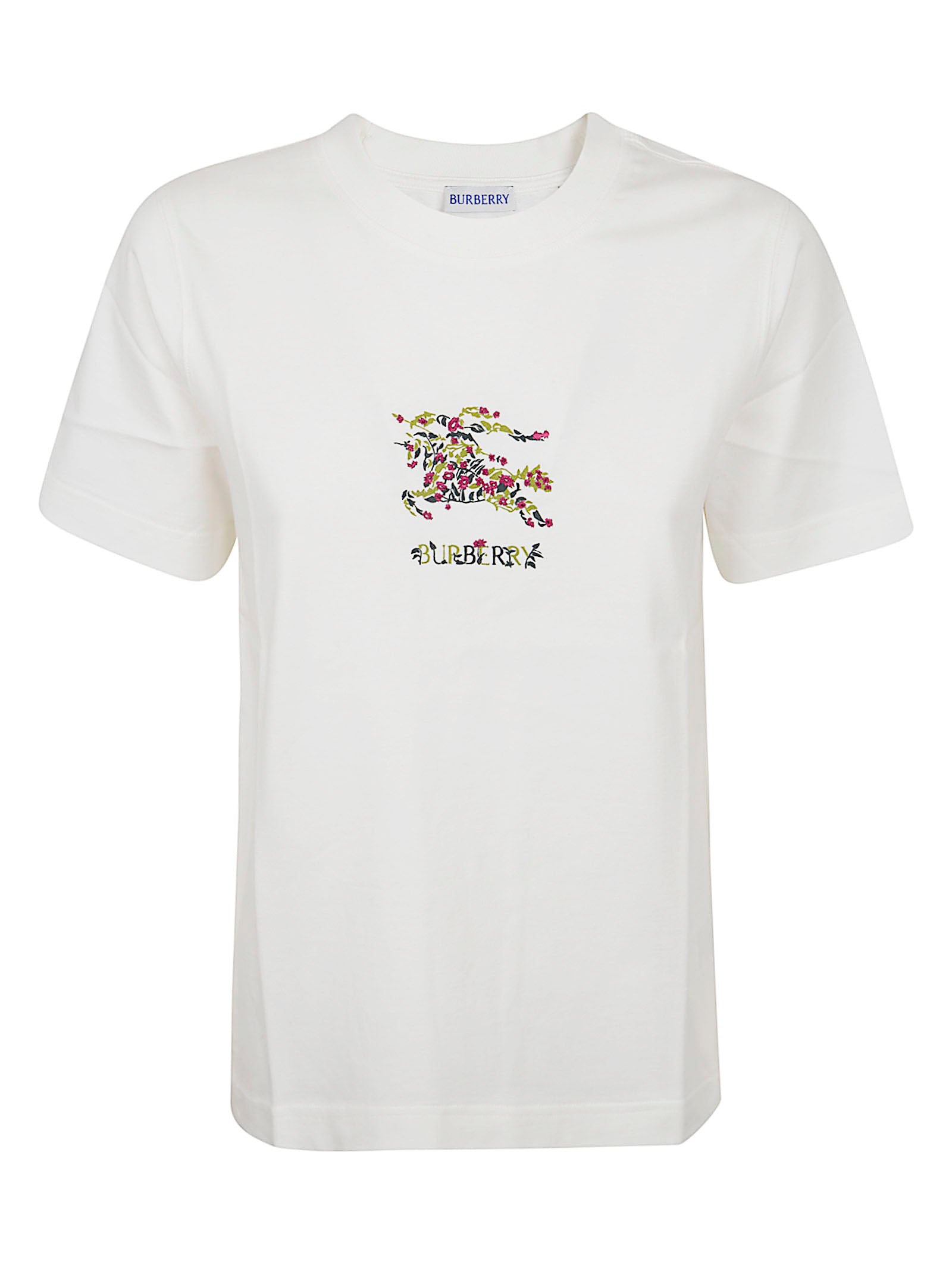 Boxy-Fit T-Shirt with Floral Graphic and Design