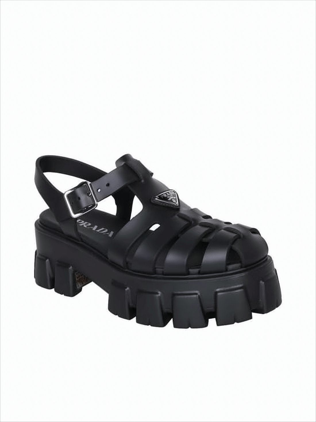Strappy Sandals with Rugged Sole
