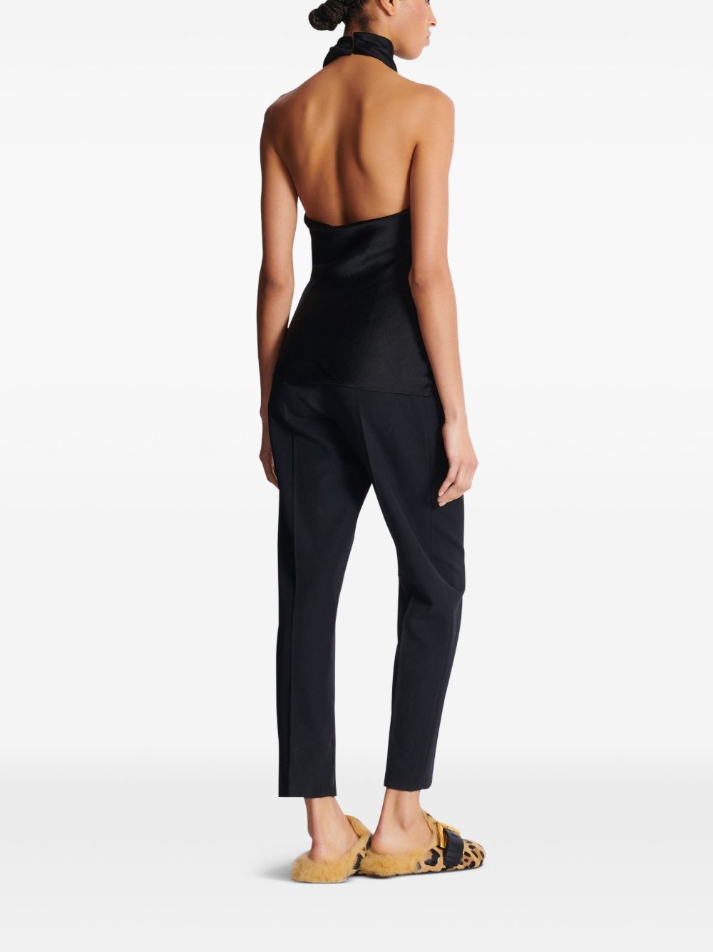 Sleeveless Black Top