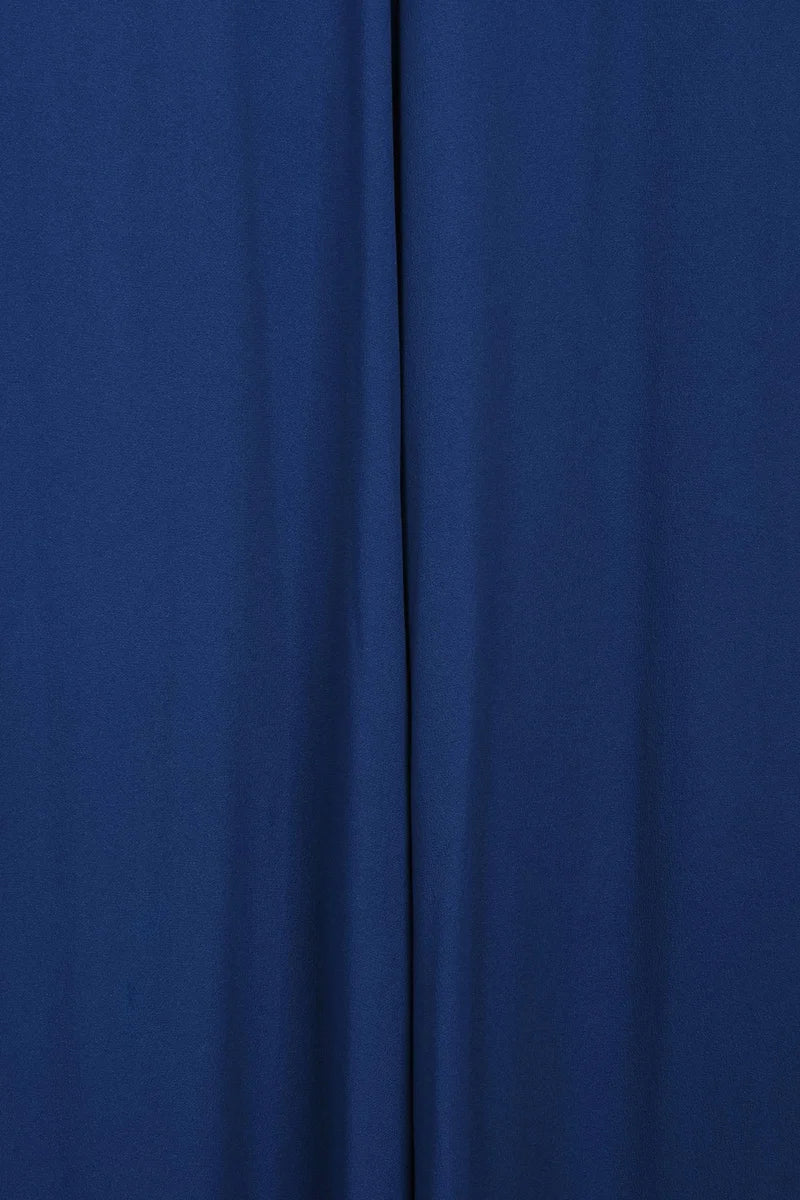 Long Flared Dress - Cobalt