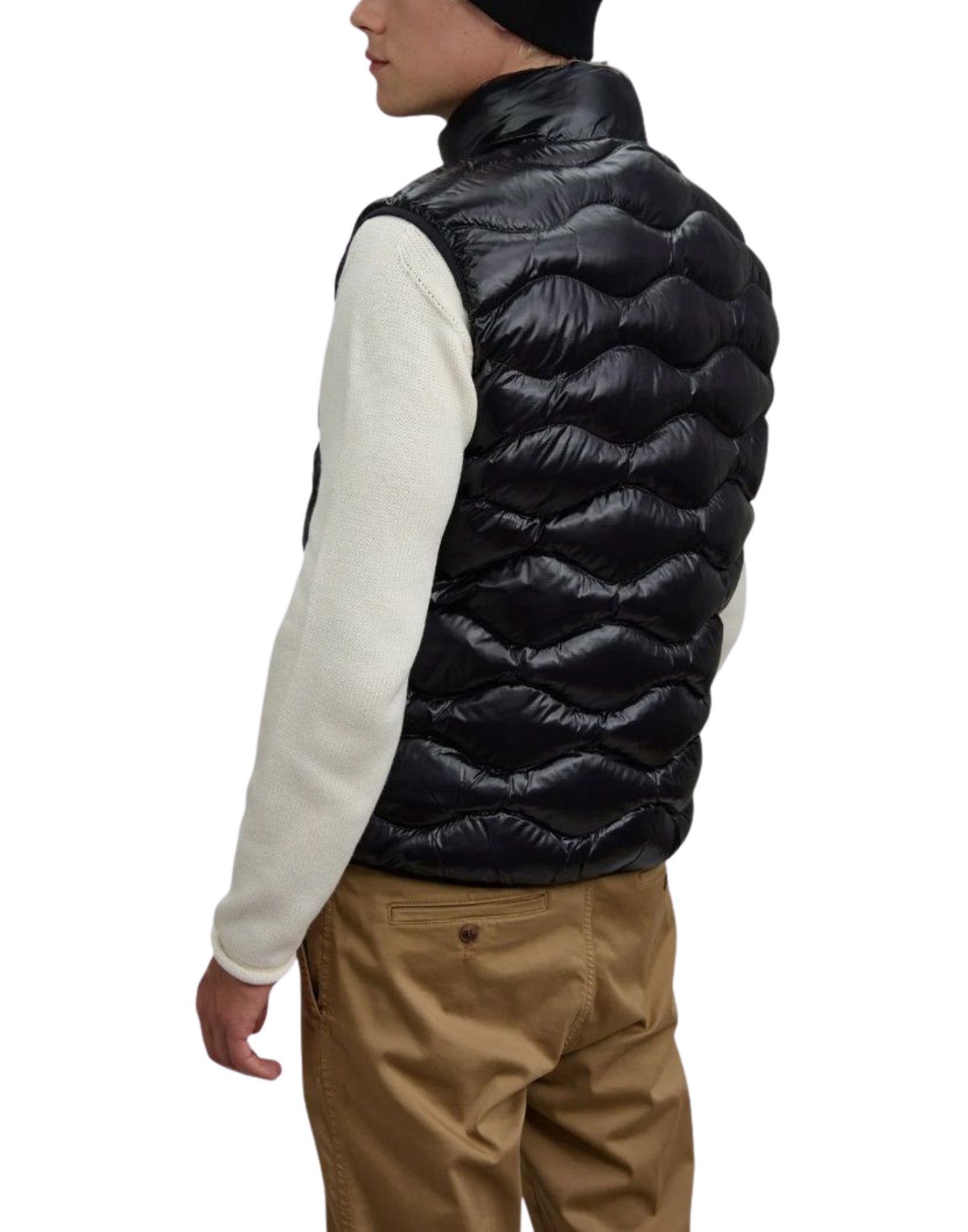 Black Danny Check Vest