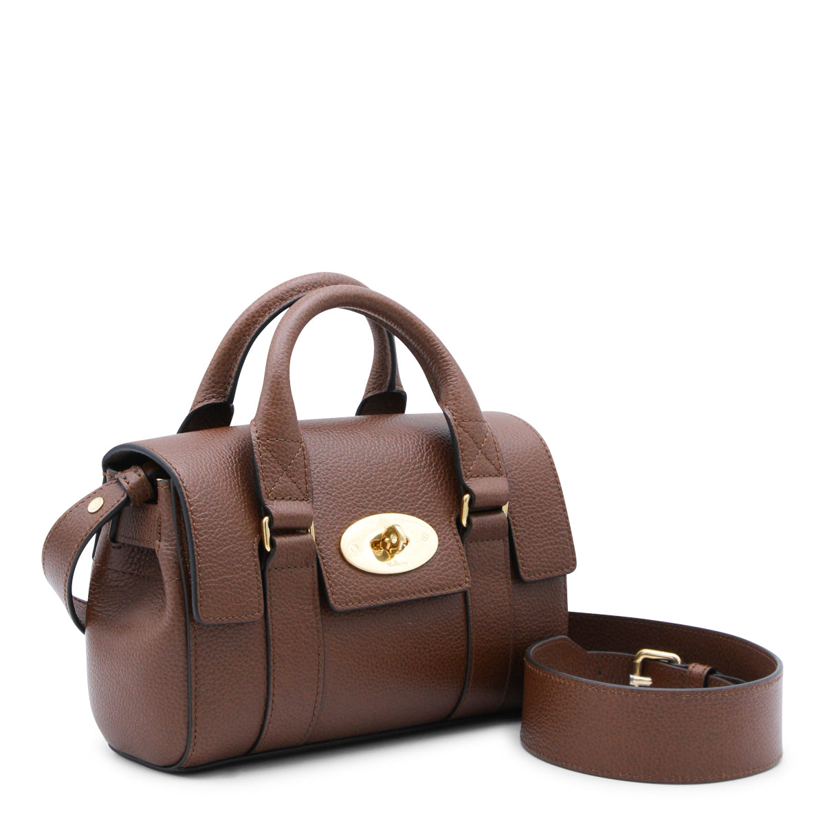 Heritage Bayswater Mini Handbag with Gold-tone Hardware
