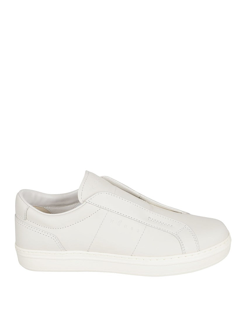 Retro-Inspired Sneakers With Smooth Calfskin Upper