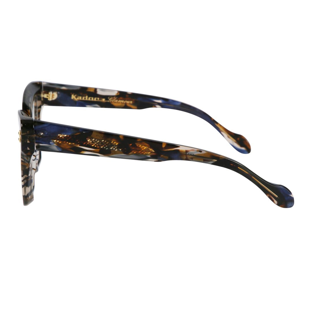 Vanessa Glamour Oversized Square Tortoiseshell Eyeglasses with Vintage Glamour