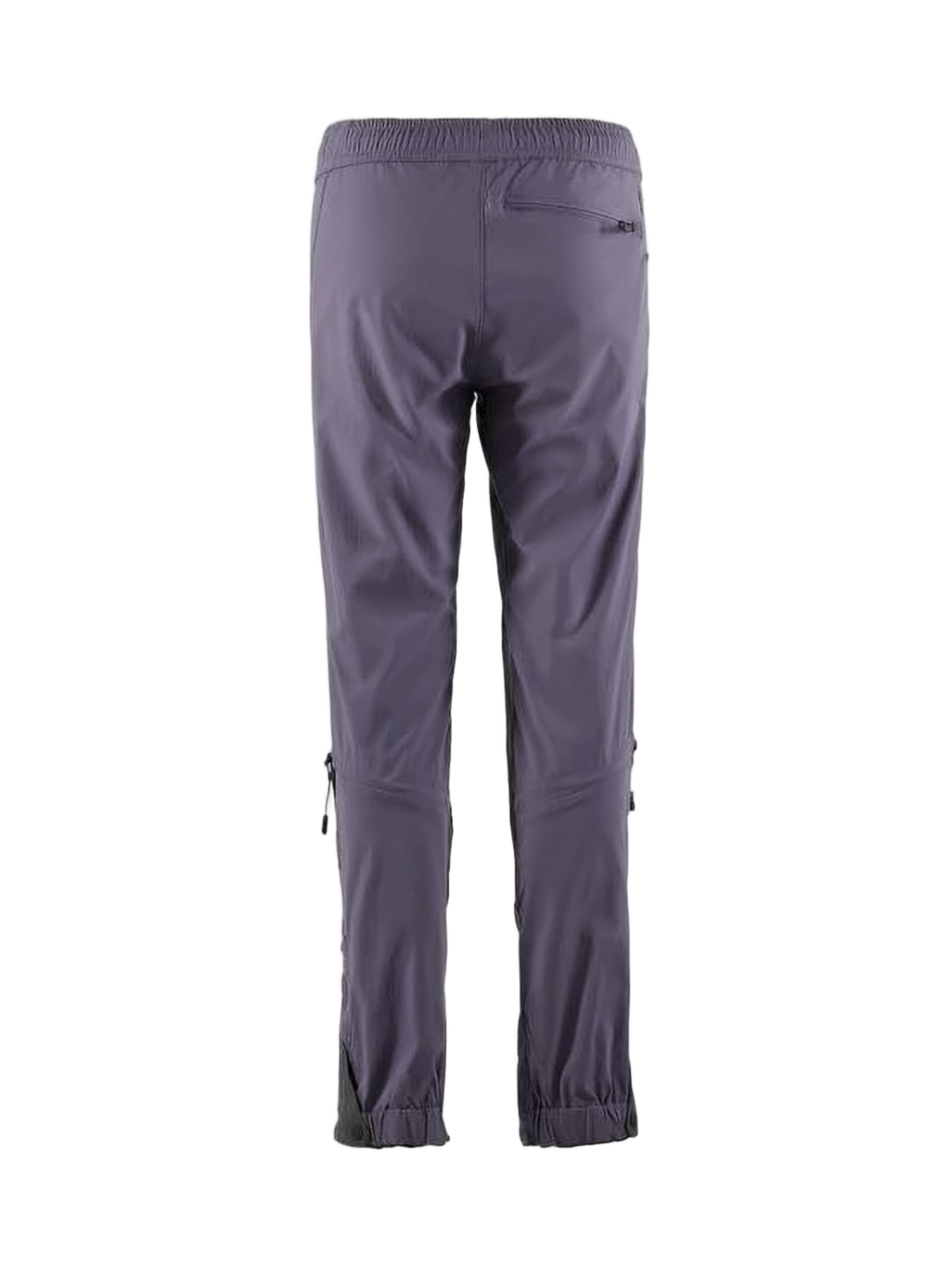 Fitted Straight Pants with Elastic Waistband