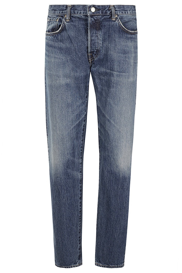 Medium Blue Tapered Jeans