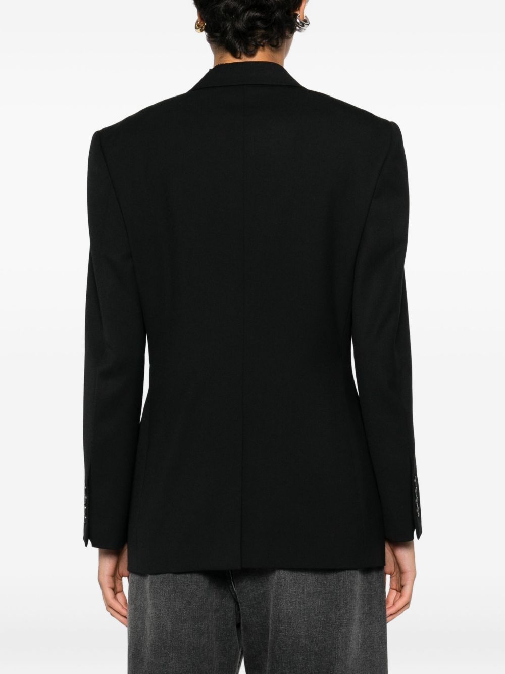 Standard Tailored Jacket In New Black