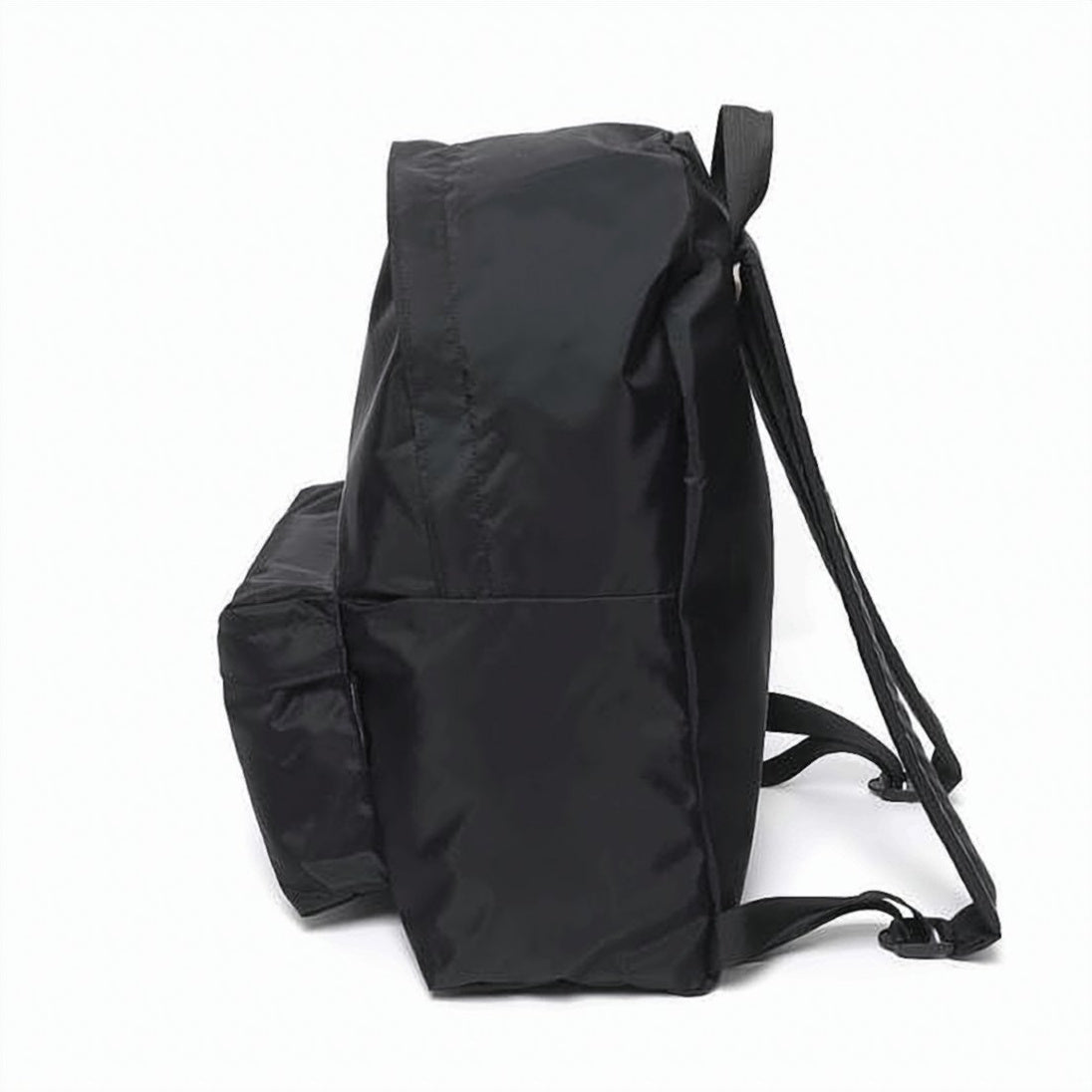 Minimalist Black Nylon Backpack