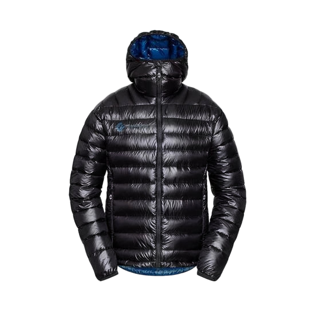 Hooded Quilted Down Jacket With Smooth Finish