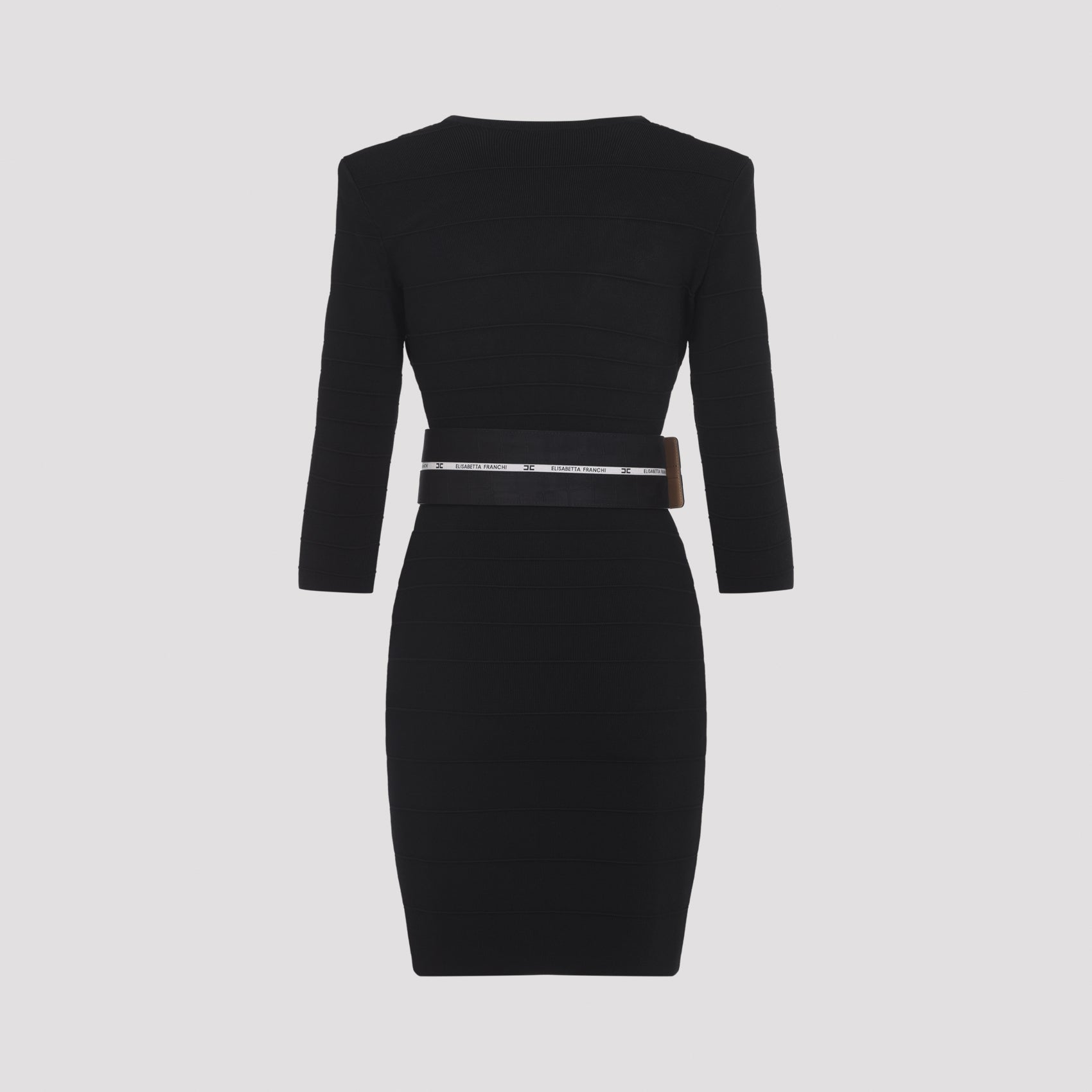 Mini Dress With Deep V-Neck