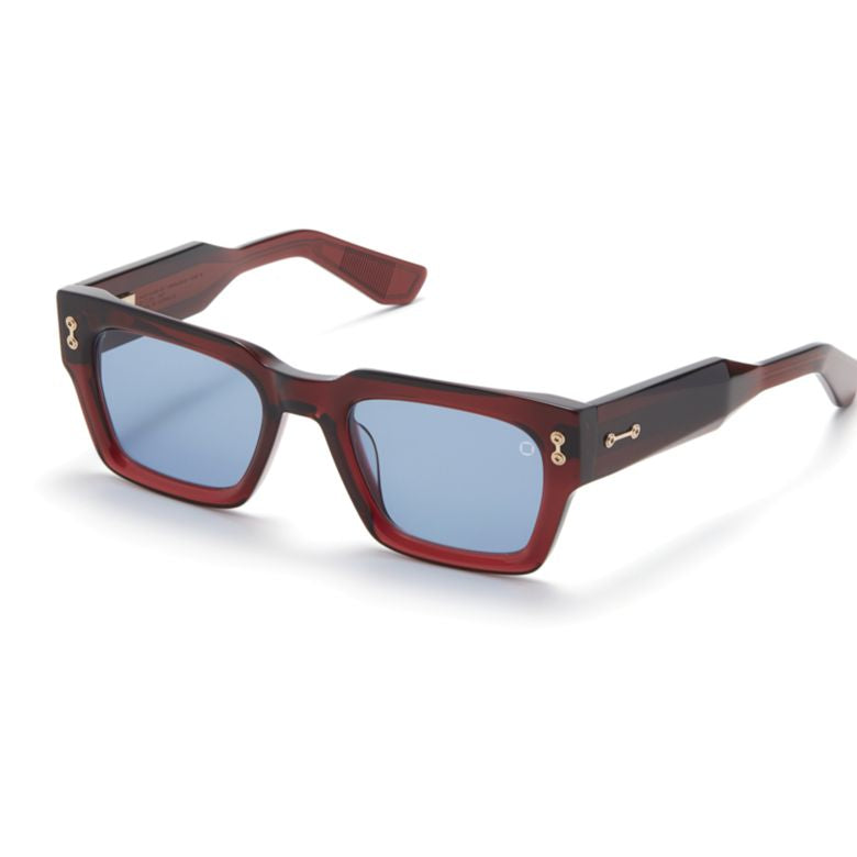 Cosmo Bold Rectangular Tortoiseshell Sunglasses with Gold-tone Accents