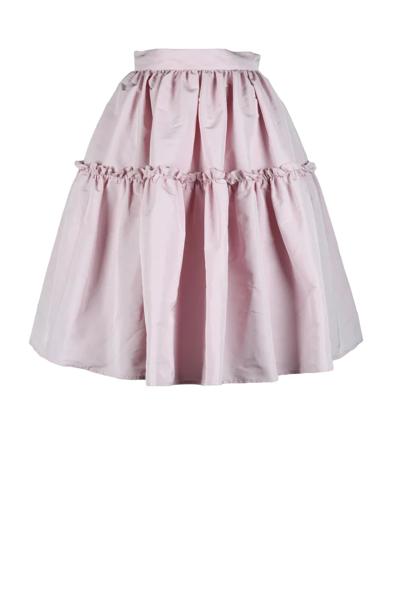 Polyester Balloon Skirt - Pink