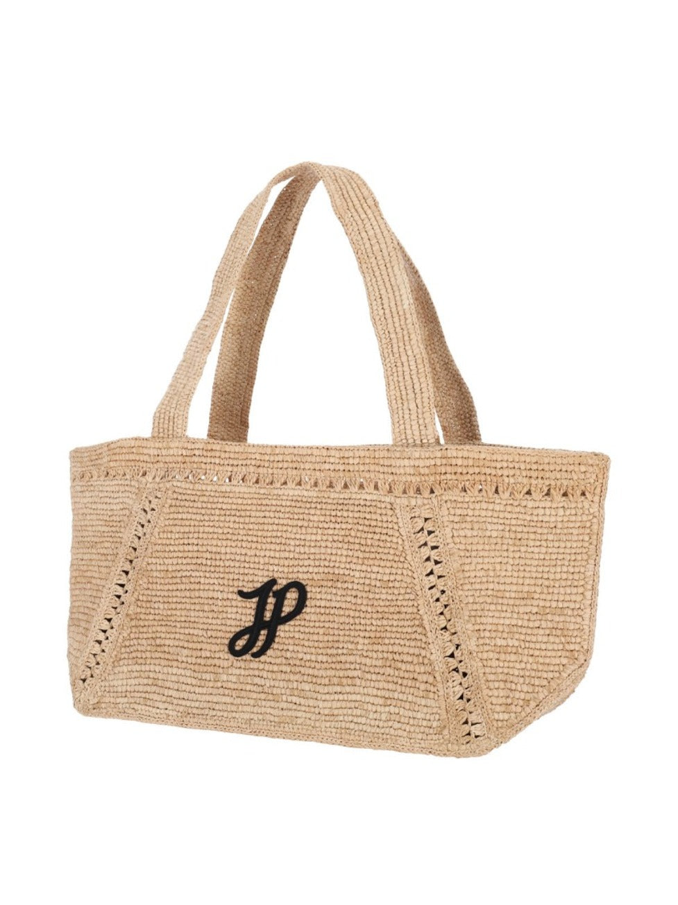 "Trapezio" Large Tote – Beige