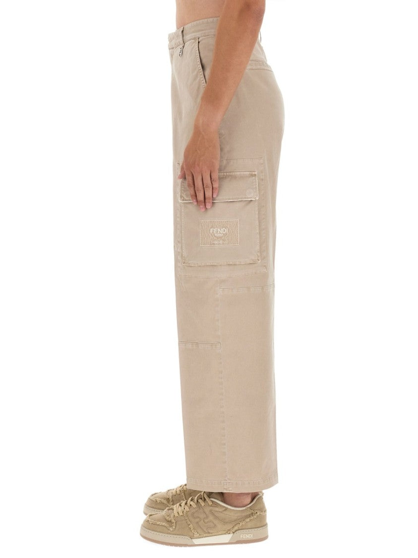 Straight Leg Gabardine Pants