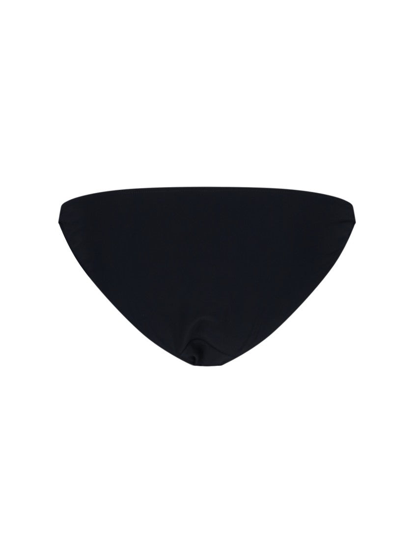 "Triomphe" Bikini Bottom Black