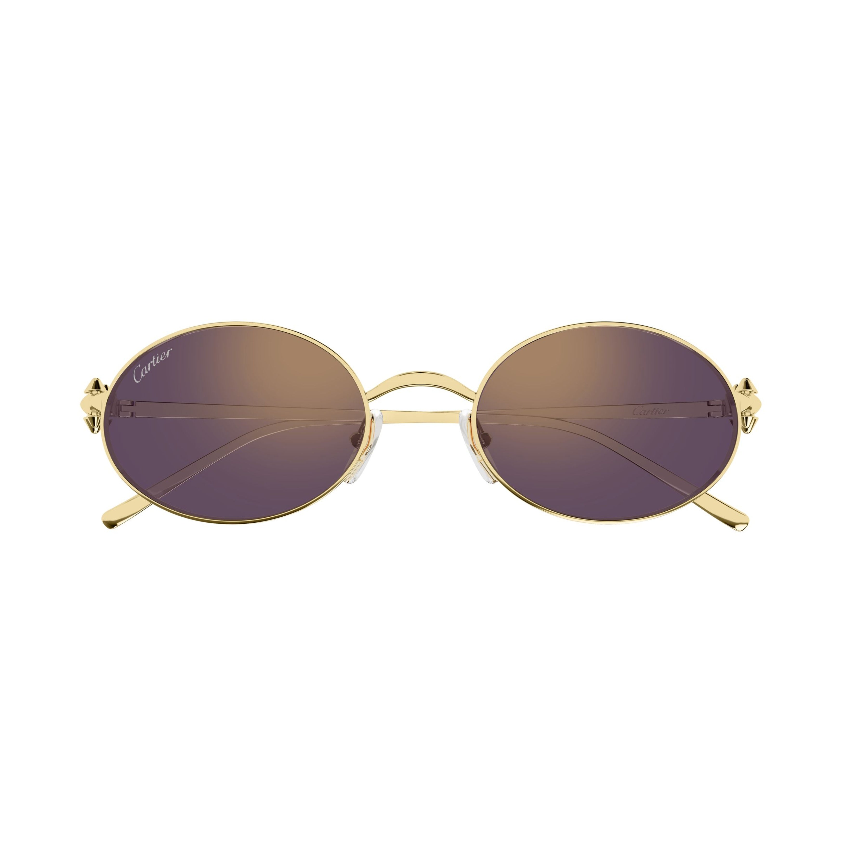 Ct0644s Gradient Purple-Tinted Oval Sunglasses