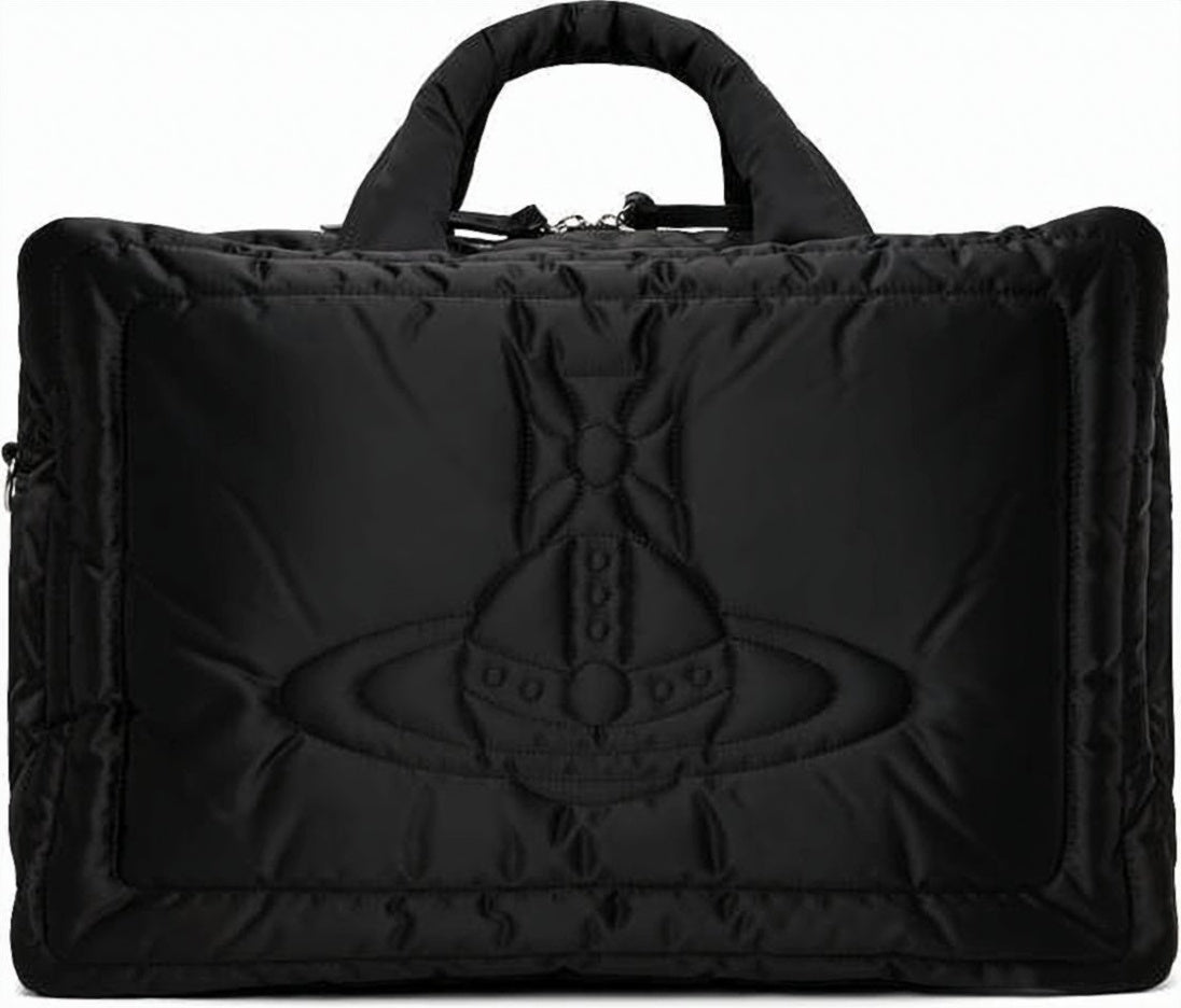 Quilted Nylon Tote Bag