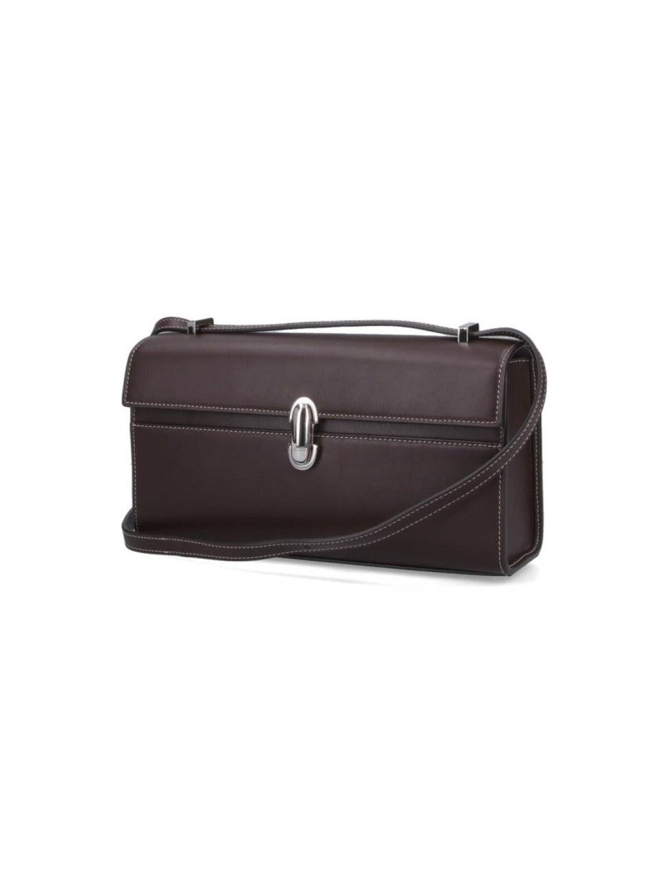 Symmetry 26 Leather Crossbody Bag With Turn-Lock Closure