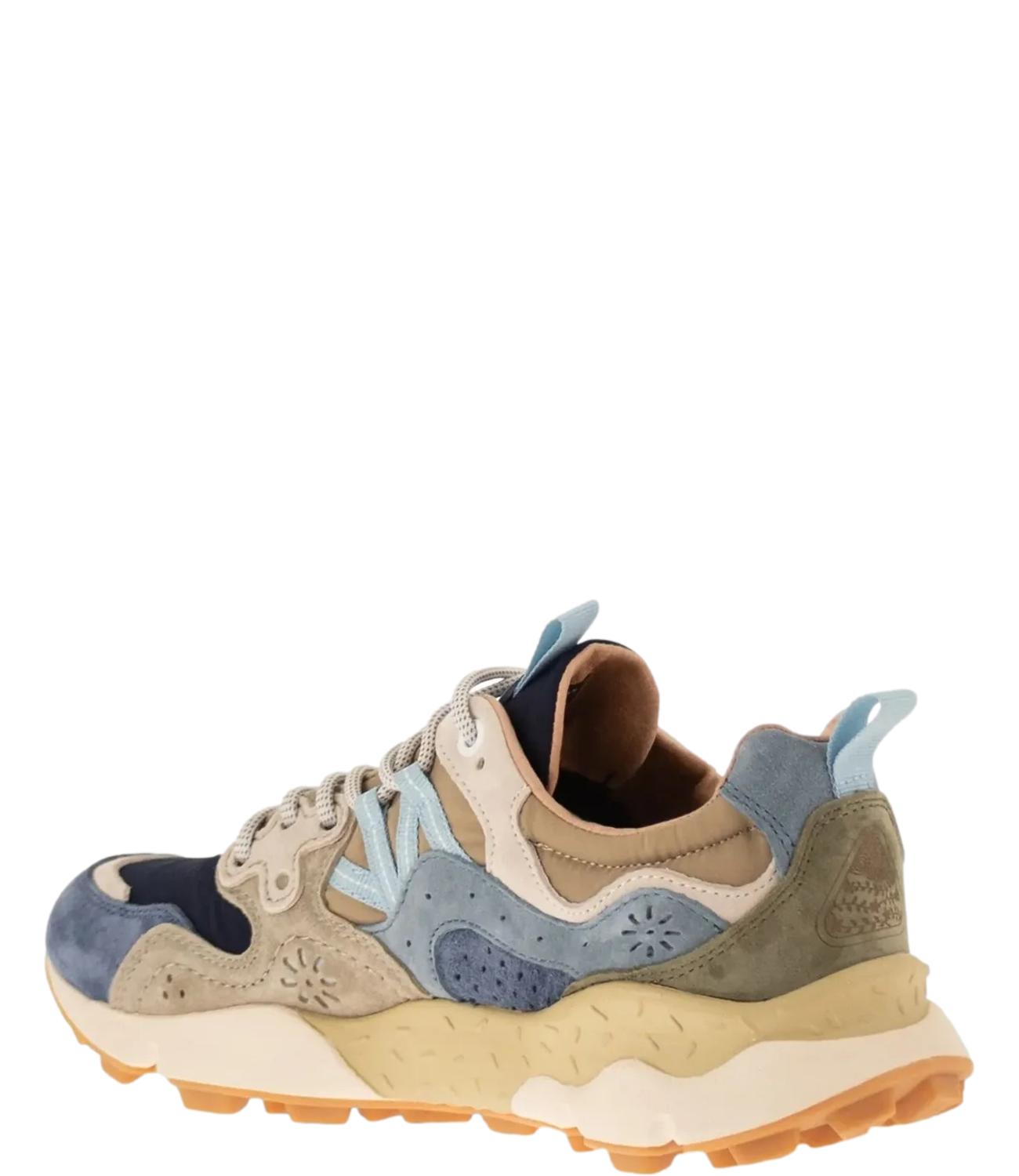 Multi-Layered Sneakers with Rugged Sole and Intricate Perforations