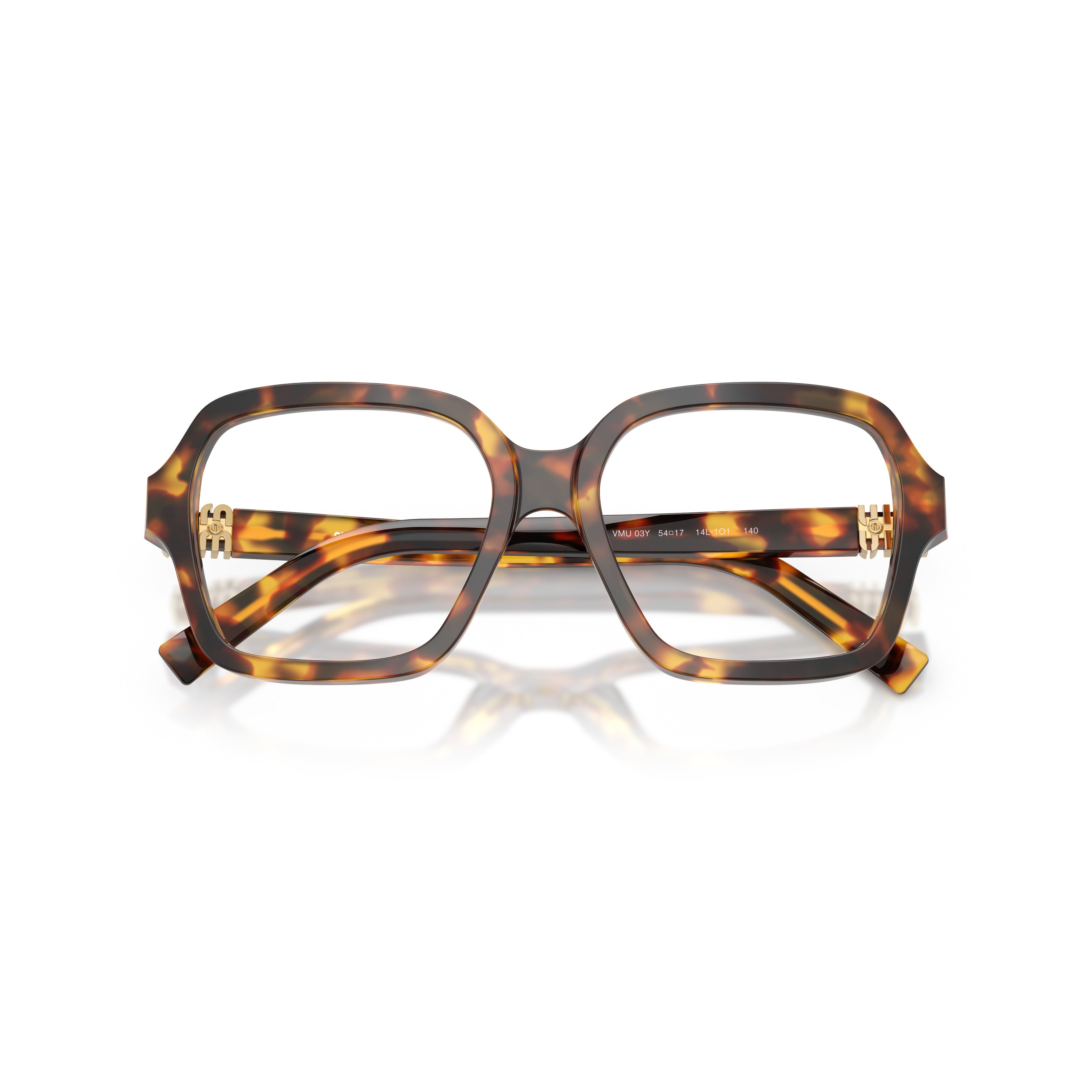 0mu 03yv Oversized Tortoiseshell Square Sunglasses