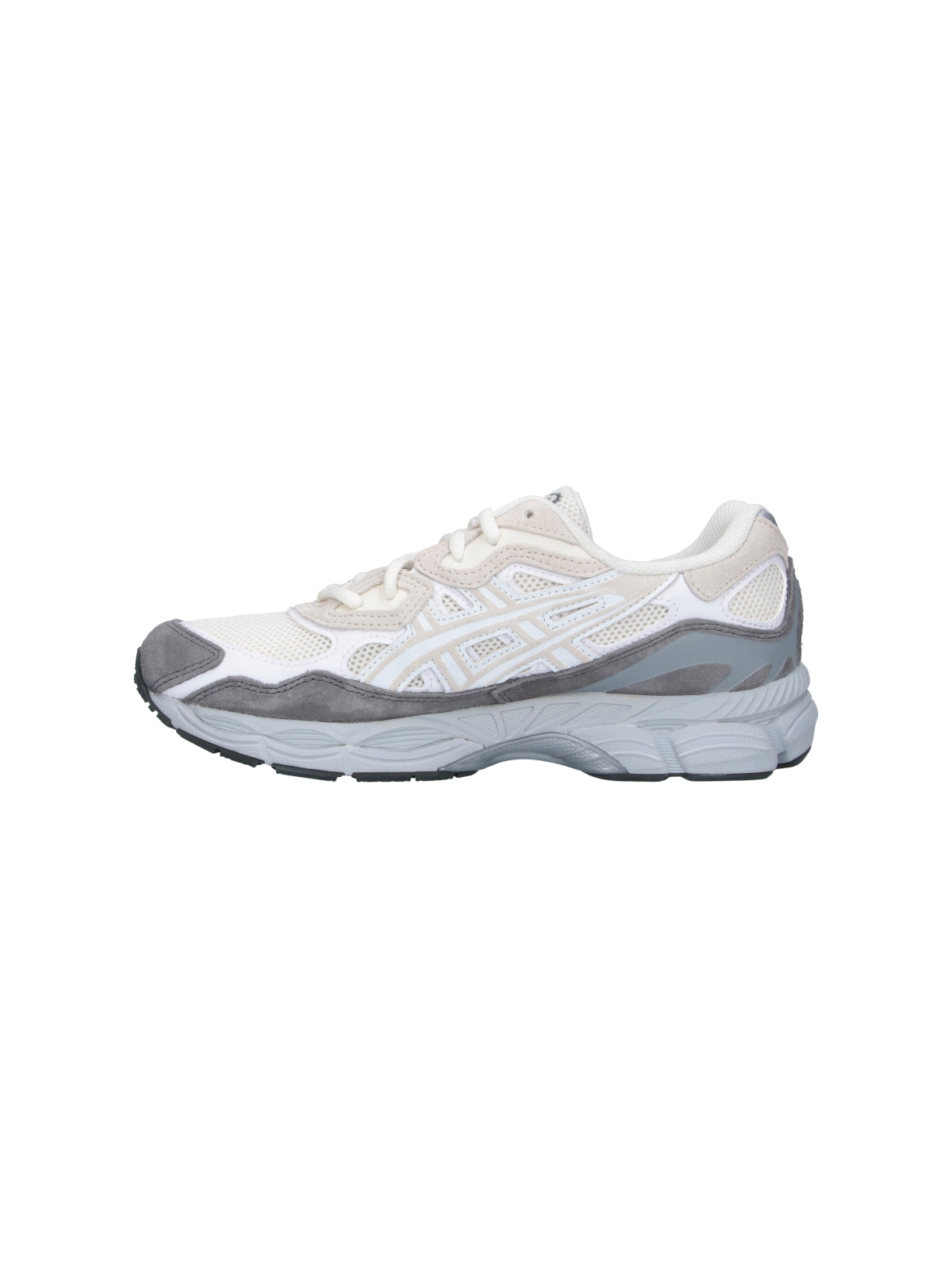Cream Gel-NYC Suede Accented Leather Sneakers