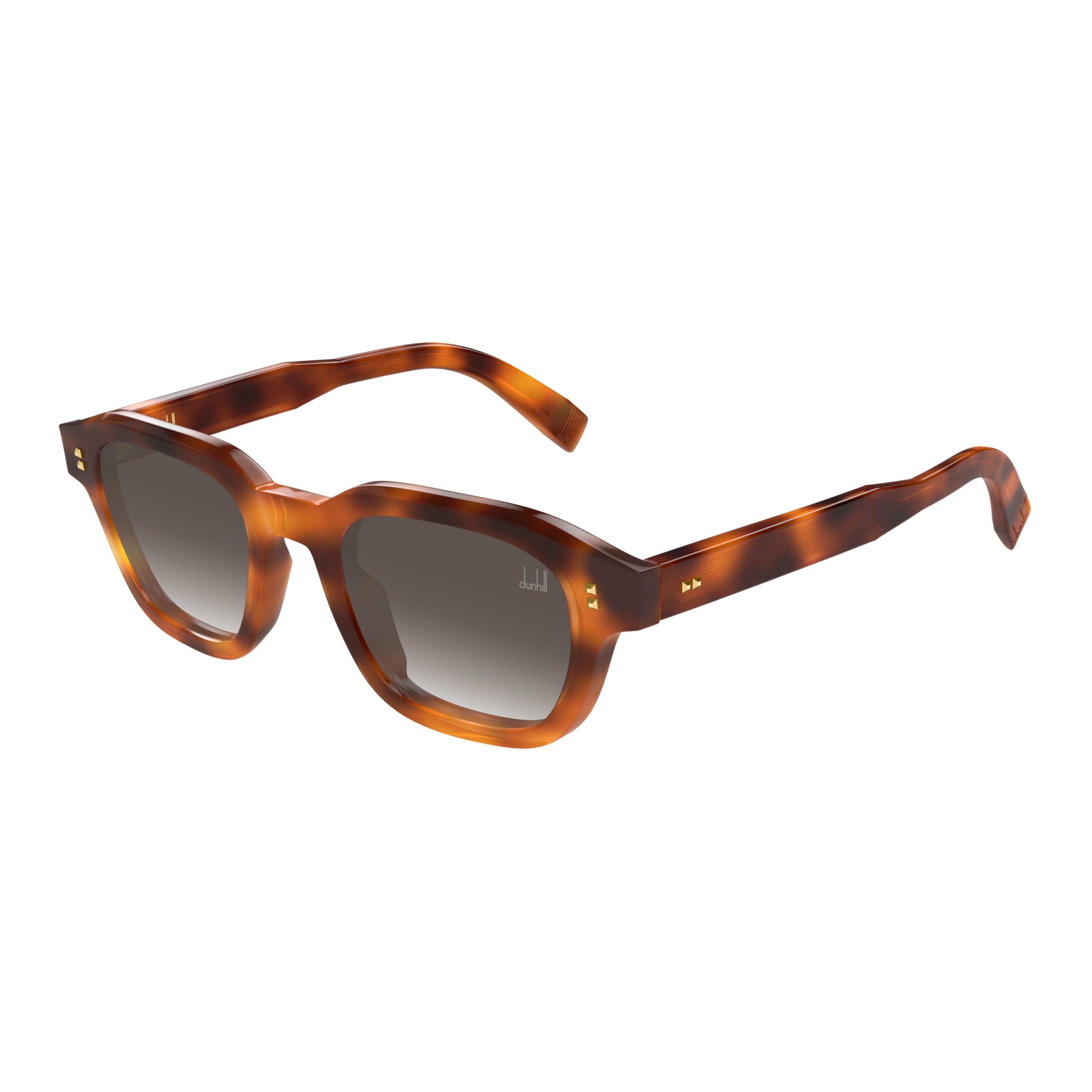 Du0098s Square Tortoiseshell Sunglasses with Gradient Lenses