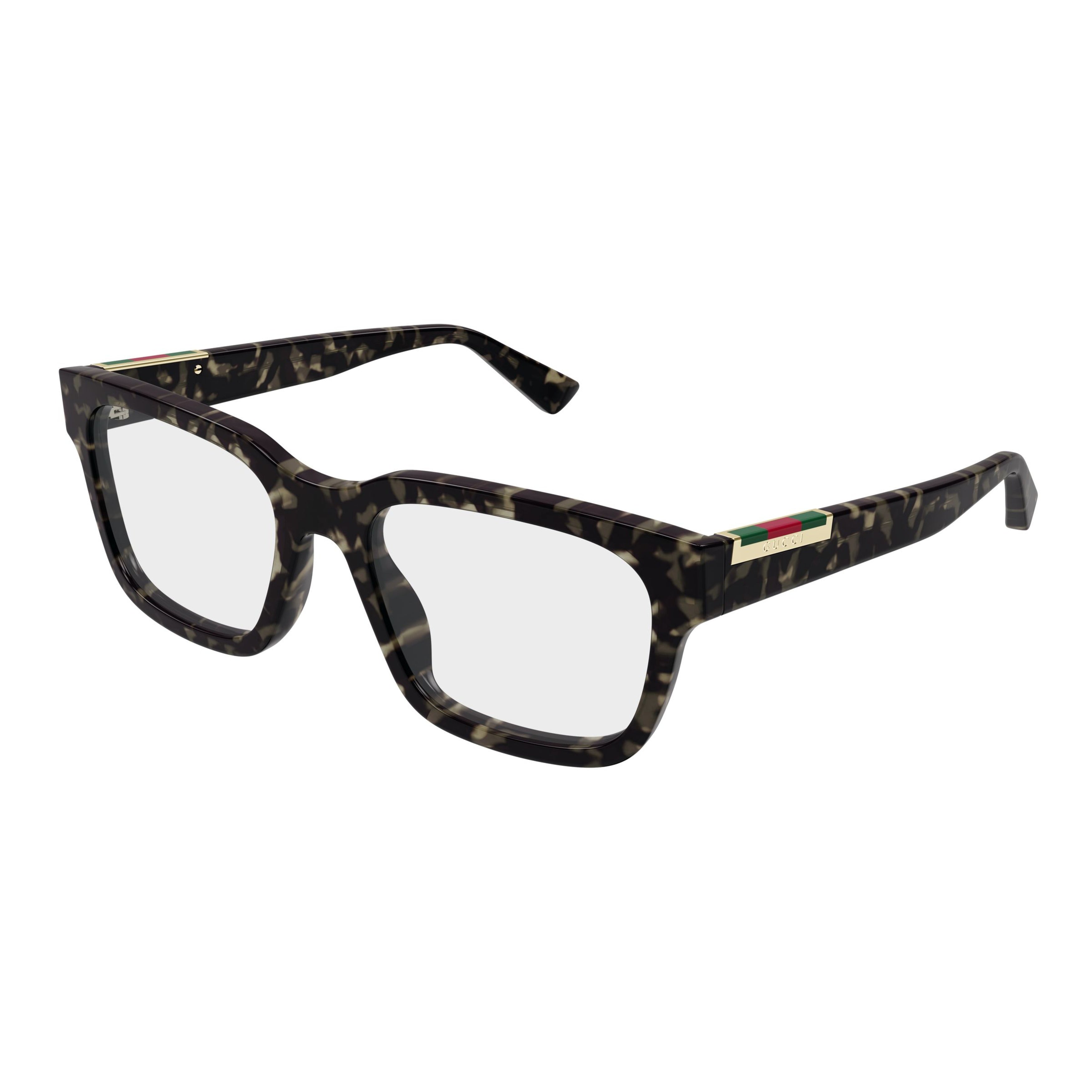 Gg1961o Square Tortoiseshell Eyeglasses
