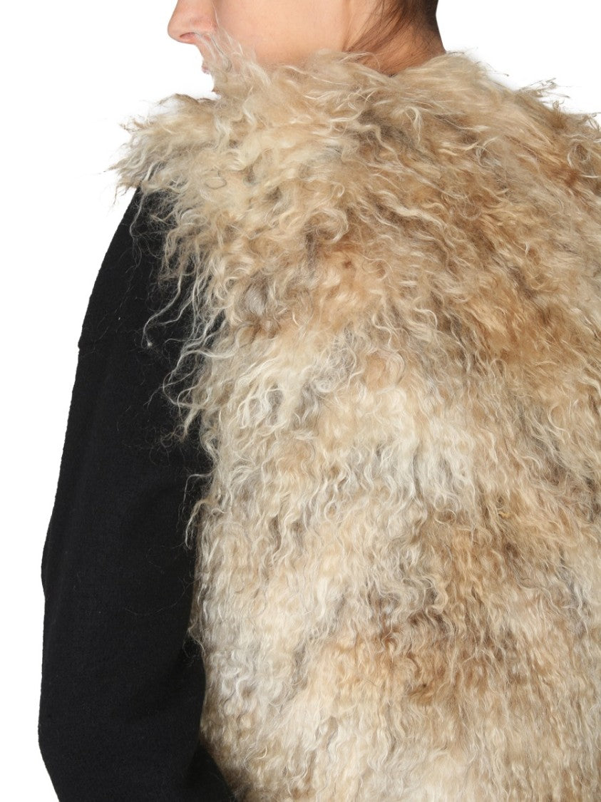 Textured Mohair Alpaca Blend Vest