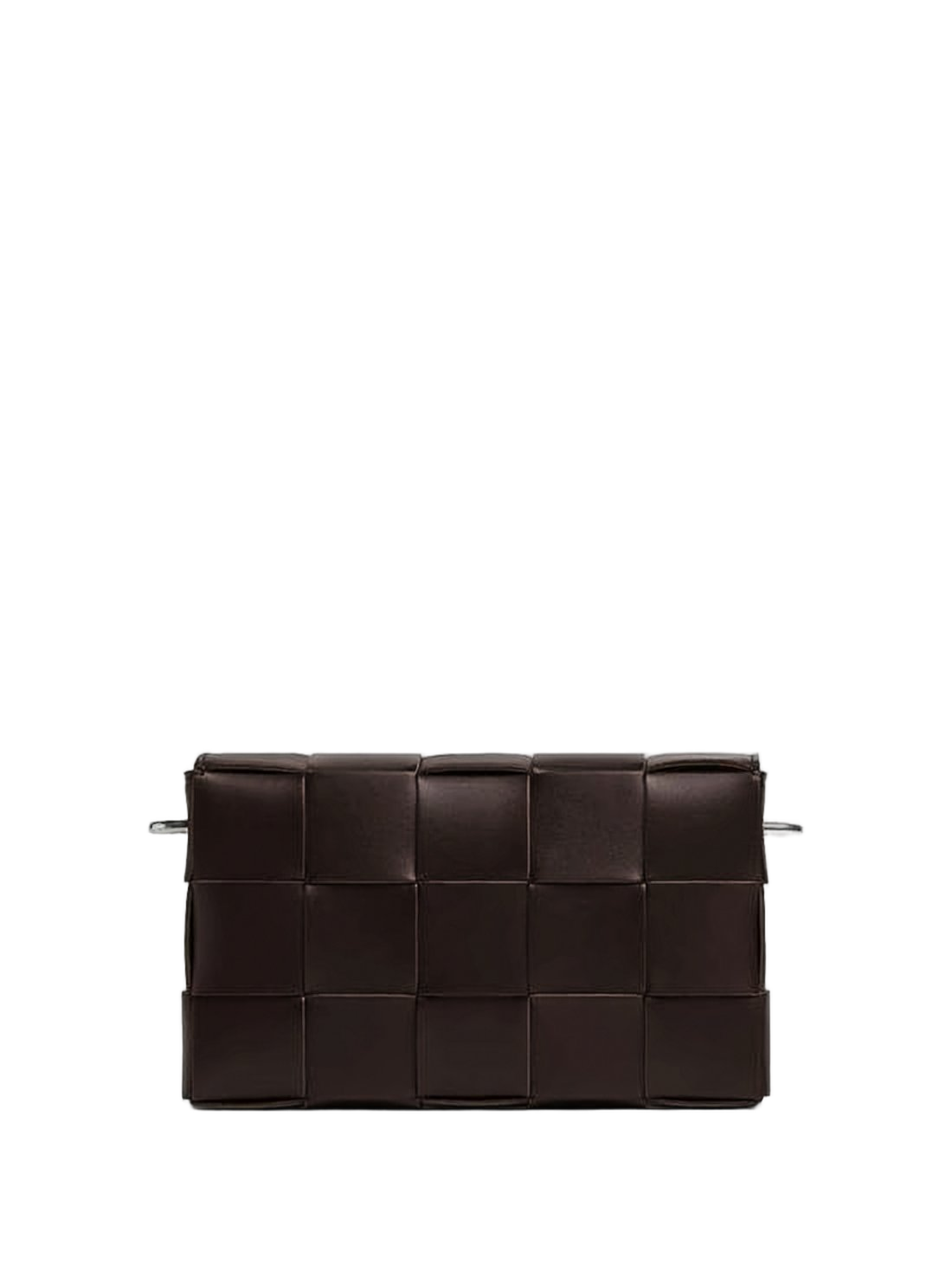 Woven Leather Rectangular Crossbody Bag