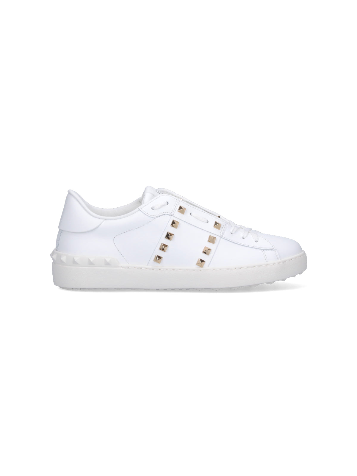 'Rockstud' Sneakers – White