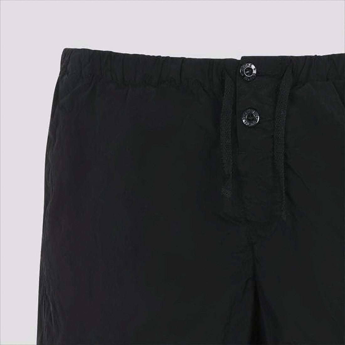 Lightweight Black Polyamide Shorts
