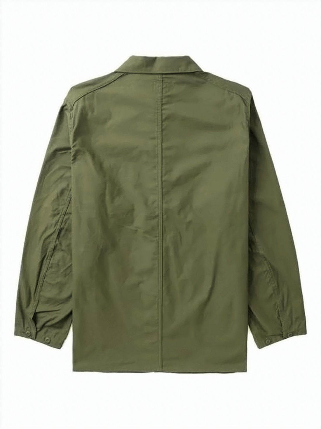 Lightweight Cotton Jacket with Button-Up Front