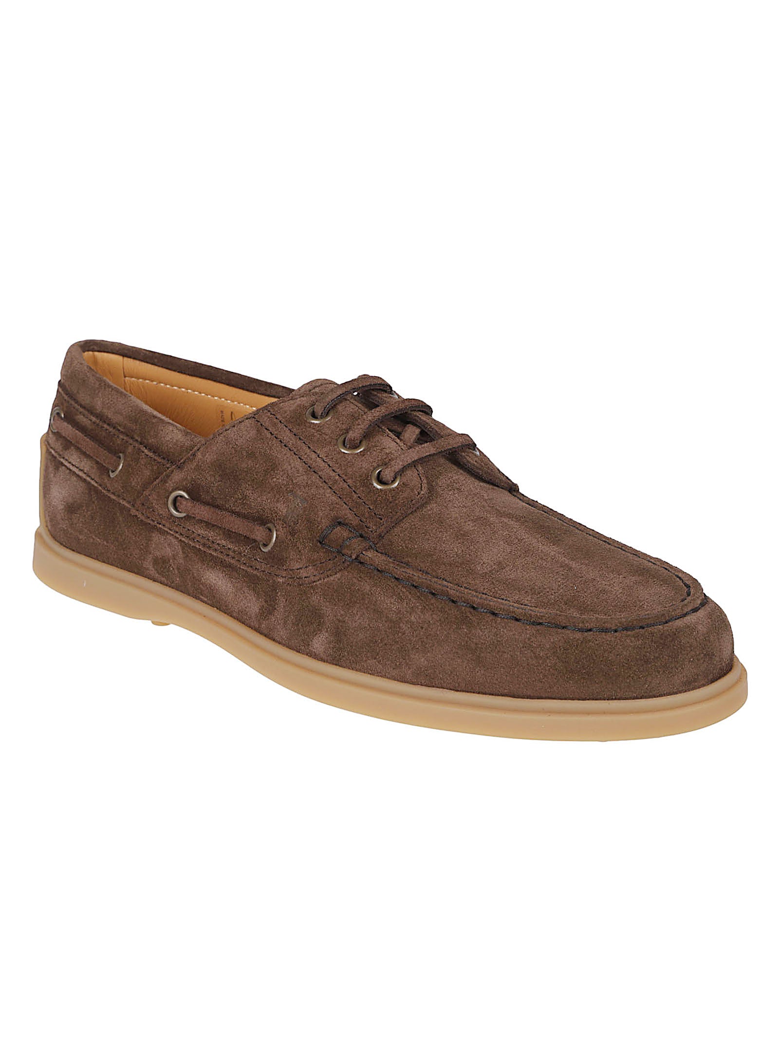 Suede Brown Boat Shoes