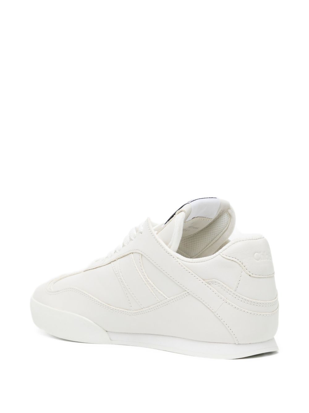 Lace-Up Flats with Padded Collar
